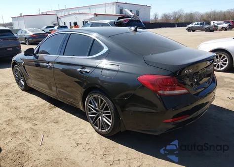 2019 Genesis G70 2.0T Advanced from USA, damaged, VIN KMTG34LAXKU013367